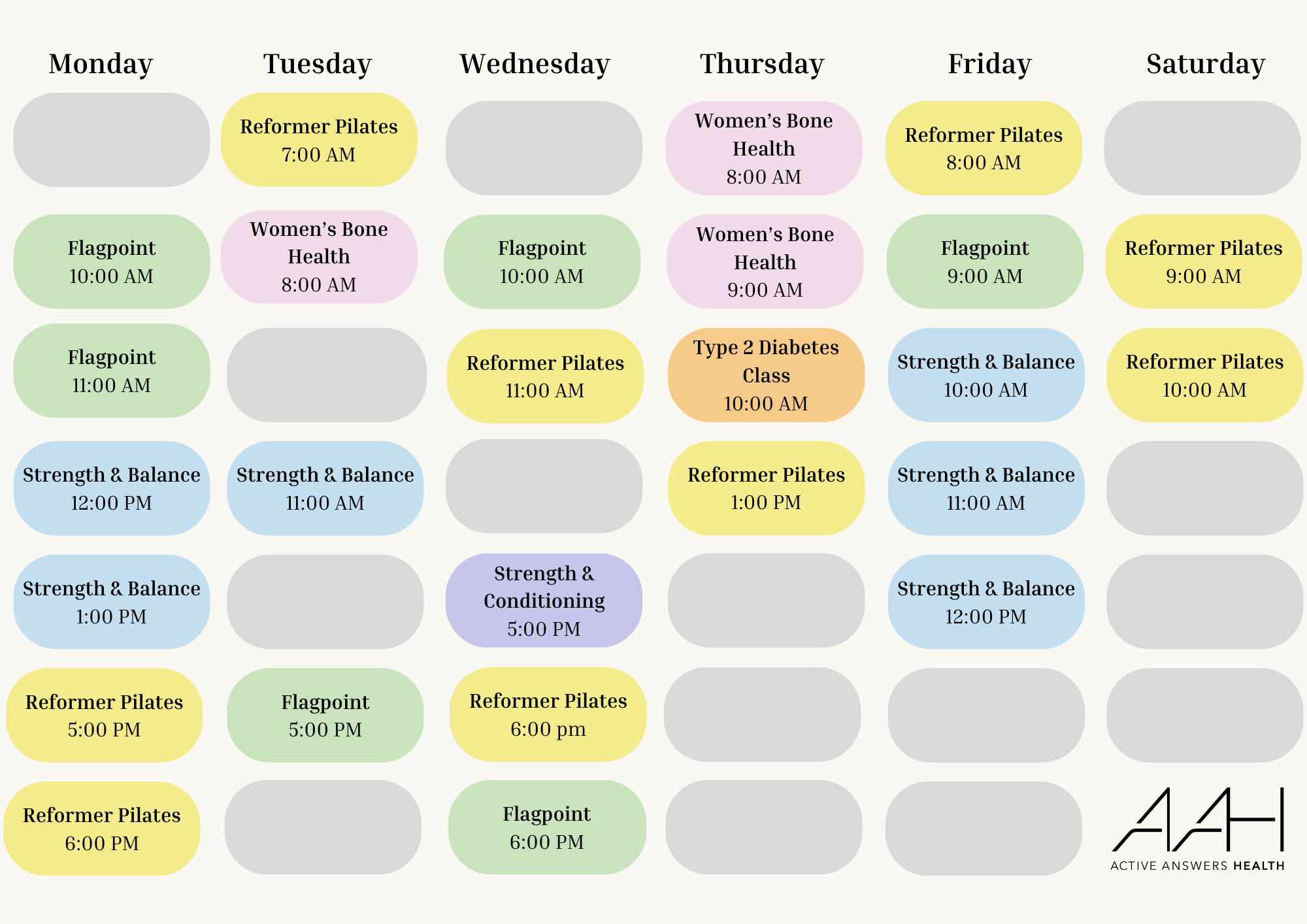 Updated Timetable  October (3)