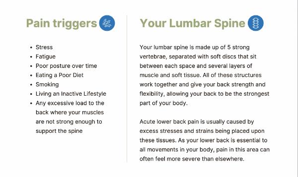 Seaforth Physio Back pain Seaforth Physio Back pain